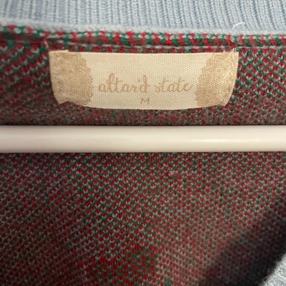 Altar'd State Blue Cherry Cropped Cardigan - Picture 5 of 5